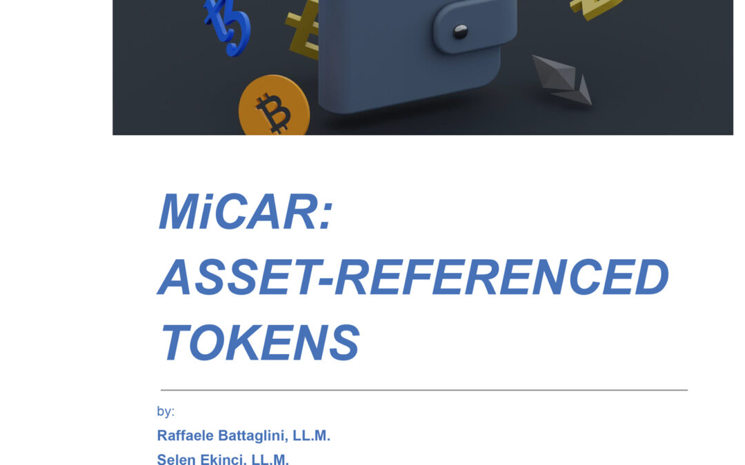 MiCAR e gli Asset-Referenced Tokens (ART)